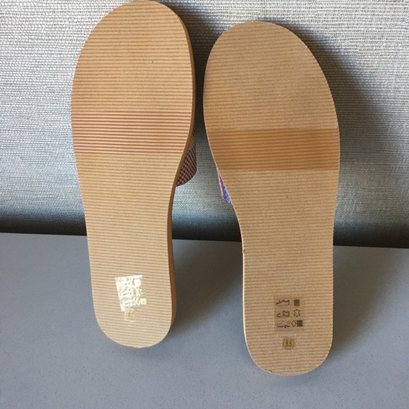 Madewell The Maddie Slide Sandal in Dandelion Multi - Picture 5 of 7